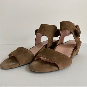 Taryn Rose Brown Suede Sandal Size 8